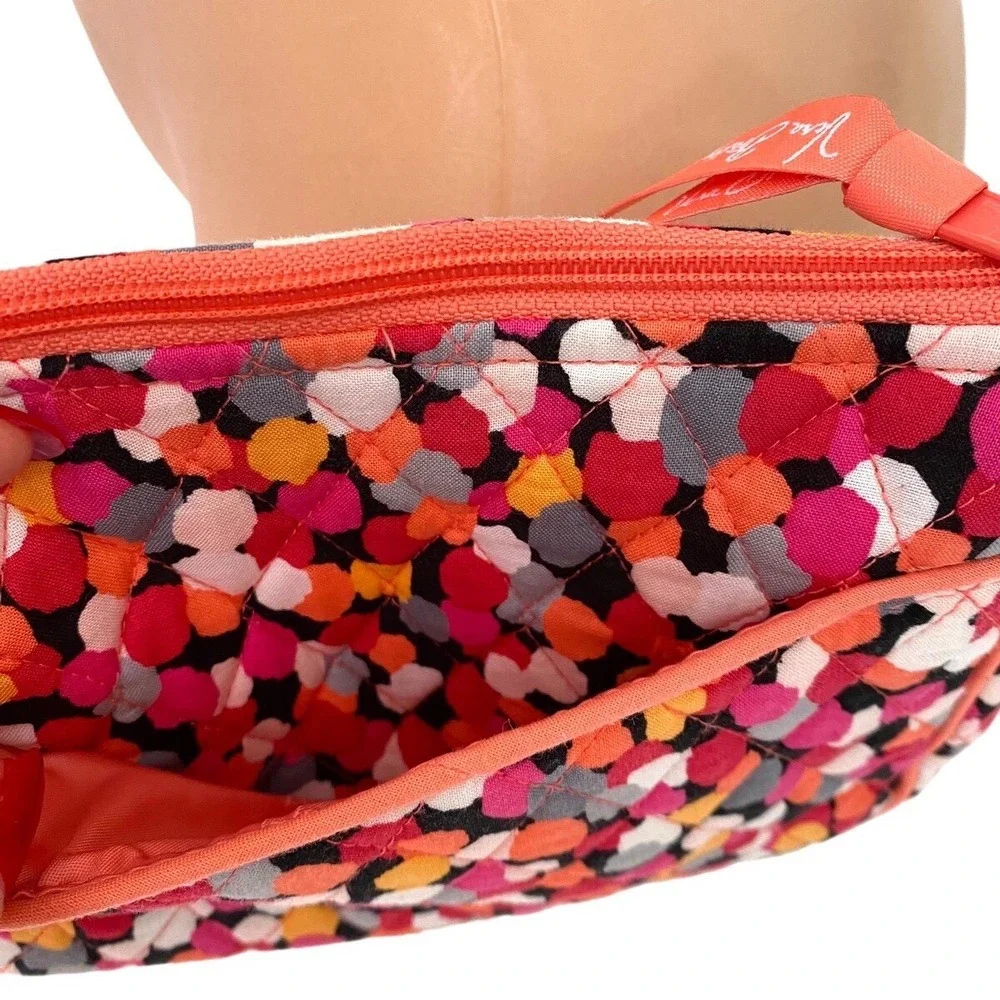 Vera Bradley Tutti Frutti Quilted Cotton Crossbody Bag Multicolor Polka‎ Dot